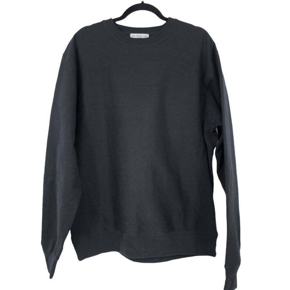 Sub Urban Riot Black Heavyweight Pullover Crew Sweatshirt  NWT Size Large